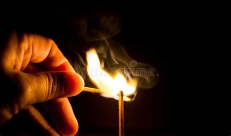 Fire match stock image. Image of power, design, hand - 85543345