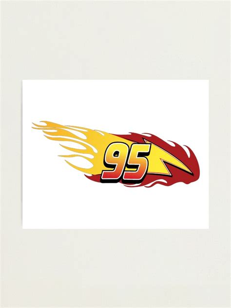 Printable Lightning Mcqueen 95 Logo