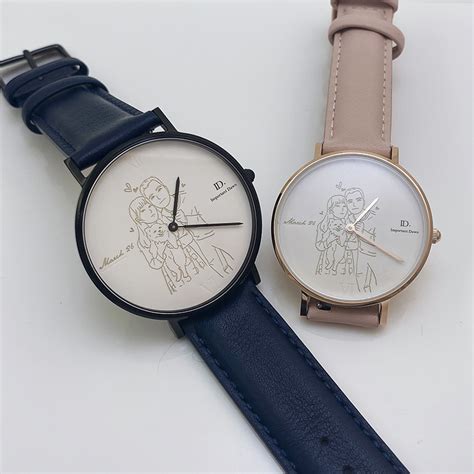 The Minimalist Watch with Customized Dial Illustration | Praise Wedding ...