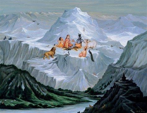 Lord Shiva On Kailash | Shiva parvati images, Shiva hindu, Hindu deities