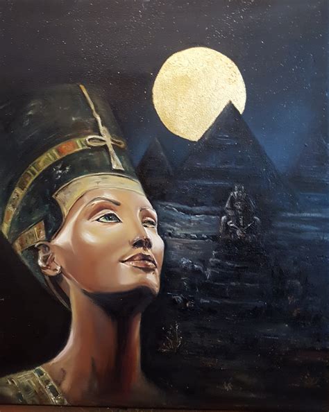 Nefertiti Painting by Natalia Zhyzhko - Jose Art Gallery