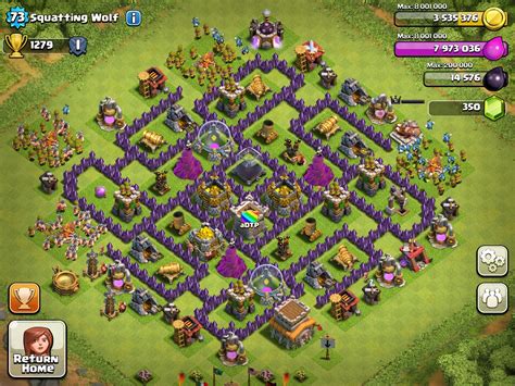 Town Hall 8 Farming Base Layout