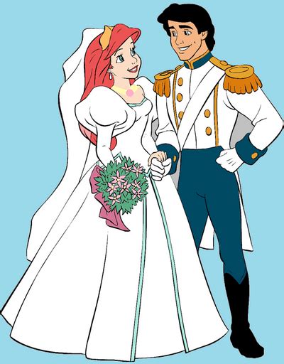 Ariel and Prince Eric's Wedding by unicornsmile on DeviantArt