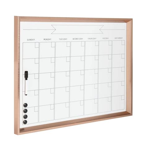 DesignOvation Calter Monthly Dry Erase Calendar Memo Board 211851 - The ...