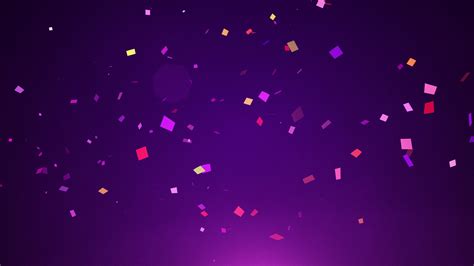Confetti Purple | Motion Video Background