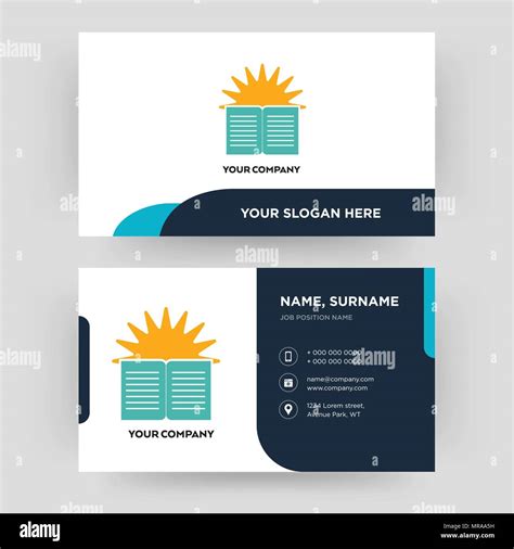 sunday school, business card design template, Visiting for your company ...