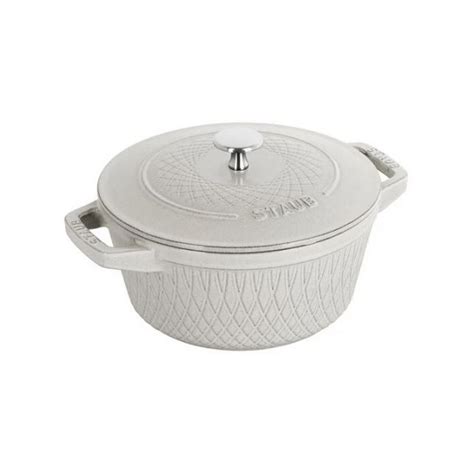 Staub patterned cocotte casserole dish - 2 colors 2 sizes