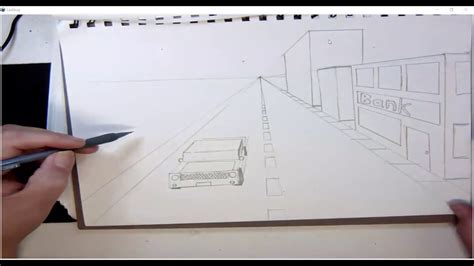 Basic One Point Perspective Drawing