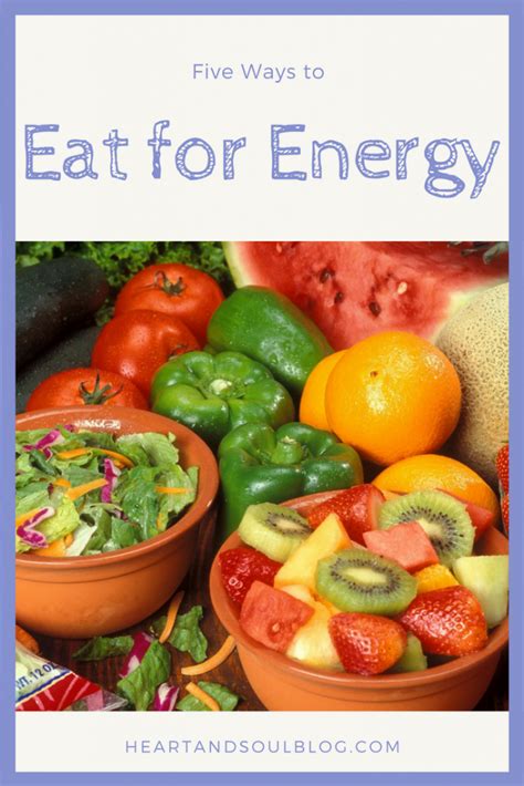 Five Ways to Eat for Energy - Heart and Soul Blog | Eat for energy, Food, Stuffed peppers