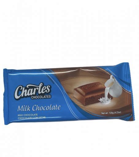 Charles Chocolates Milk Chocolate 120g X 1 - Bellair Farms Jamaica