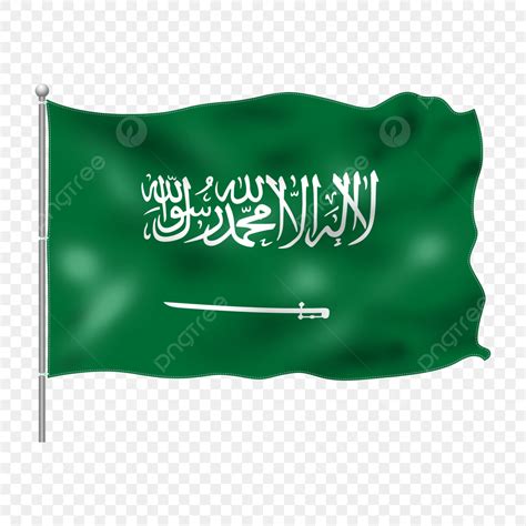 Saudi Arabia Flag White Transparent, Saudi Arabia Flag Fluttering, Saudi Arabia, Flag, Green ...