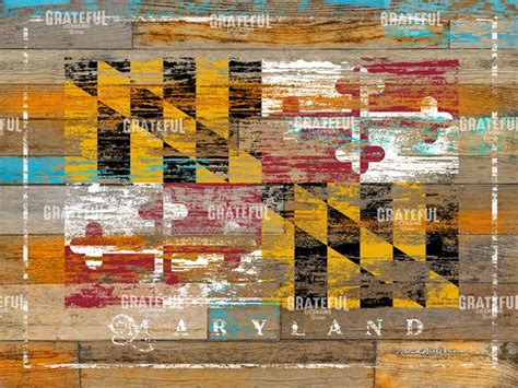 MARYLAND FLAG - Grateful Art Licensing