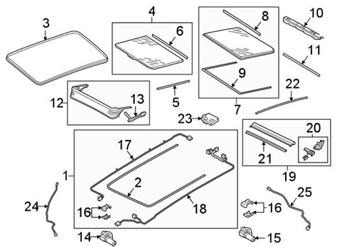 Audi Q5 Sunroof Cover Hardware Kit. Sunshade repair kit. W/SUNROOF ...