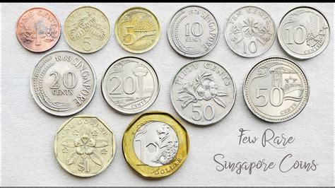 Few Rare Singapore Coins Collection ( Cents & Dollar ) - Complete Set ...