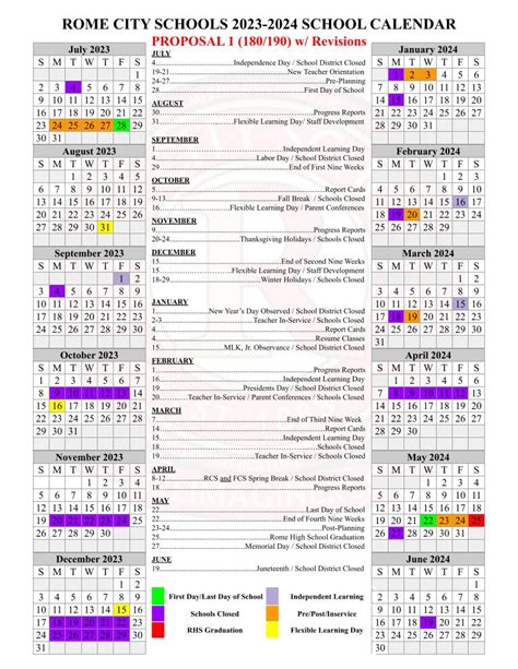 Rome City School Calendar 2024 2025 - Chris Delcine