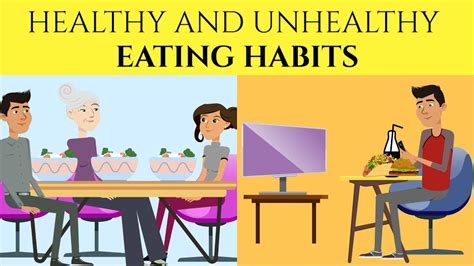 Healthy And Unhealthy Habits