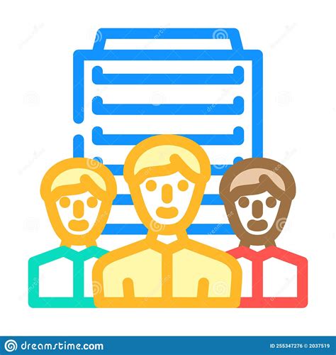 Corporate Business Ethics Color Icon Vector Illustration Stock Vector - Illustration of ...