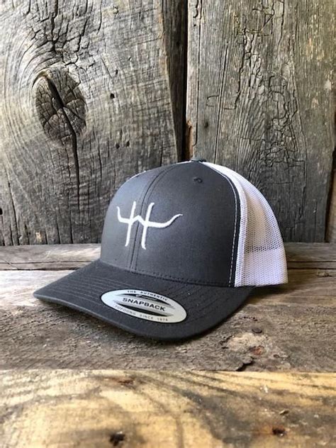 Western Horizons "The Original" Snapback ﻿﻿- Charcoal/White Mesh ...