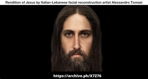 Facial reconstruction depiction of Jesus Christ : Catholic_Solidarity