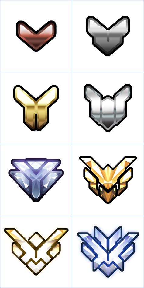 PC / Computer - Overwatch - Competitive Rank Icons - The Spriters Resource