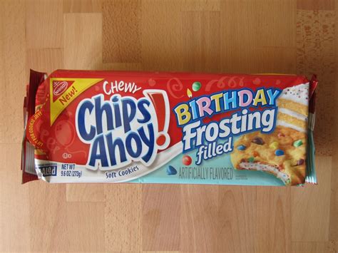 Review: Nabisco - Birthday Frosting Filled Chips Ahoy Cookies | Brand ...