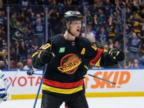 Bumpy January? Elias Pettersson one of the NHL's stars of the month | The Sarnia Observer