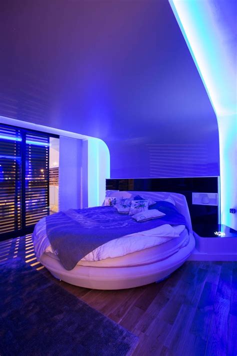 LED Strip Lights with Remote – Cosmic Drip | Futuristic bedroom, Futuristic home, Blue bedroom decor