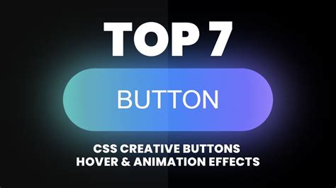Top 7 CSS Creative Button Animation & Hover Effects - YouTube
