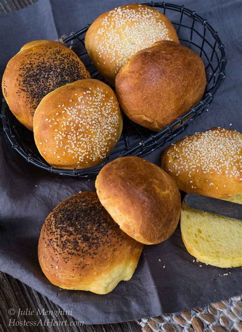 Soft and Buttery Brioche Bun Recipe - Hostess At Heart