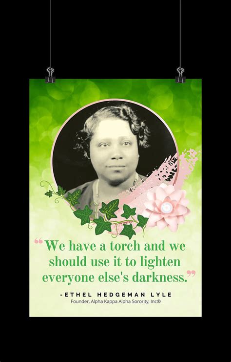 POSTER: Ethel Hedgeman Lyle Quote | Etsy