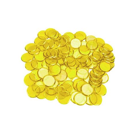 Non-Magnetic Plastic Bingo Chips 3/4" - 200 ct Assorted Colors ...