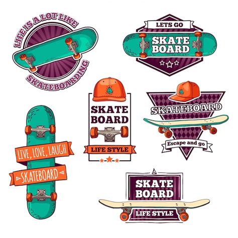 Premium Vector | Set of vintage color logos, badges, badges, labels ...