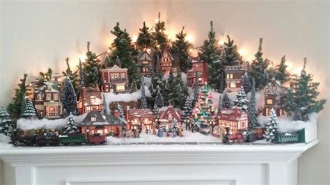 Christmas Village Houses Display Ideas