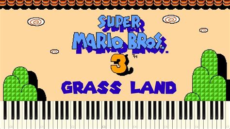 Super Mario Bros. 3: World 1 - Grass Land Theme - Piano Tutorial - YouTube