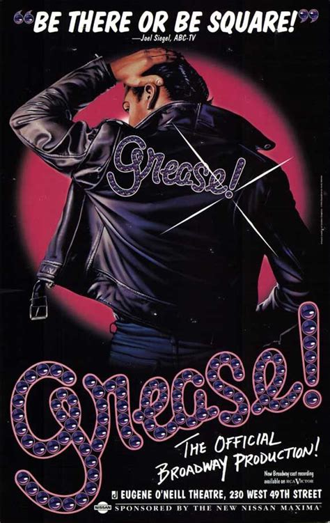 Grease (Broadway) Movie Poster