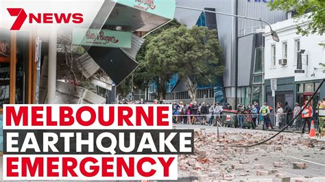 Melbourne Earthquake Emergency | Tremors felt across VIC, NSW, SA and ACT | 7NEWS - YouTube