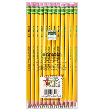 Ticonderoga Number 2 Classic Yellow Pencil, Wood Cased Graphite Pencils, 48 count - Walmart.com ...