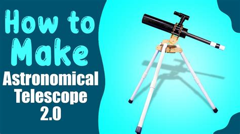 DIY Telescope Kit 2.0 Video Tutorial - YouTube