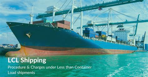 Procedure & Charges for LCL Shipments | Drip Capital