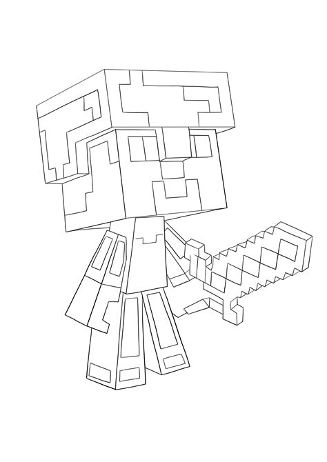 Minecraft Armor Coloring Pages Minecraft Coloring Pages Print Them | The Best Porn Website