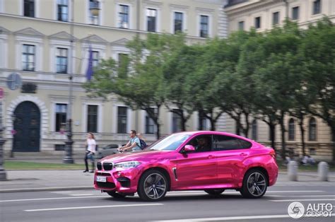 Pink BMW X6 M goes for a stroll in Munich | Pink bmw, Bmw x6, Bmw suv