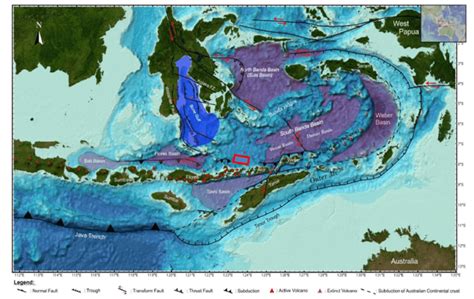 Tectonic setting of Lesser Sunda Island (LSI; simplified), and its... | Download Scientific Diagram