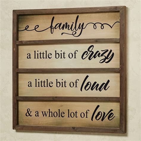 A Little Bit of Family Inspirational Framed Wall Plaque