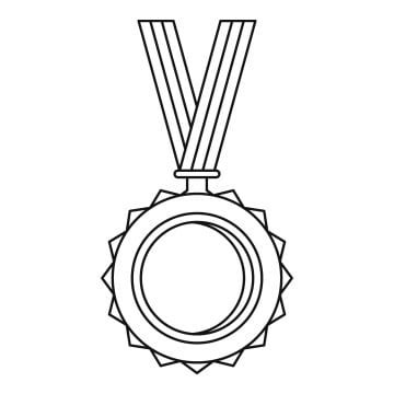 Medal Outline Clipart Images | Free Download | PNG Transparent Background - Pngtree