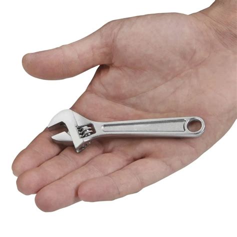 4"/100mm Adjustable Mini Miniature Steel Spanner Wrench Model Making ...