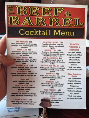 THE BEEF AND BARREL RESTAURANT & LOUNGE - Updated July 2024 - 55 Photos & 108 Reviews - 1112 ...