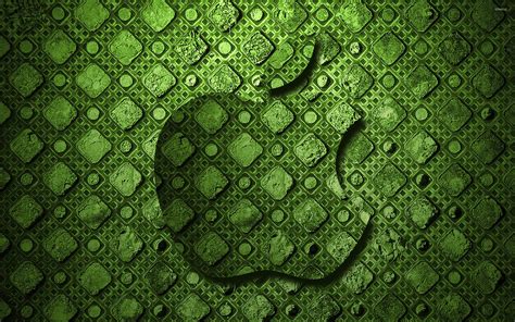 Green Apple logo wallpaper - Computer wallpapers - #24396