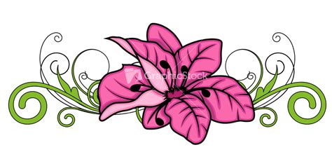 Decorative Flower Divider Vector Design