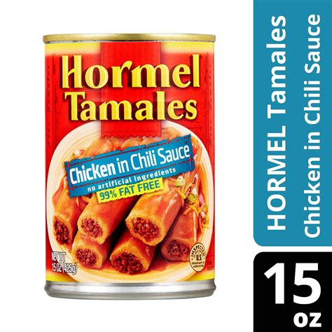 HORMEL Chicken Tamales, Canned Tamales, 15 oz - Walmart.com