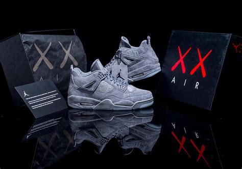 Air Jordan 4 KAWS Cool Grey Glow 930155-003 - Sneaker Bar Detroit